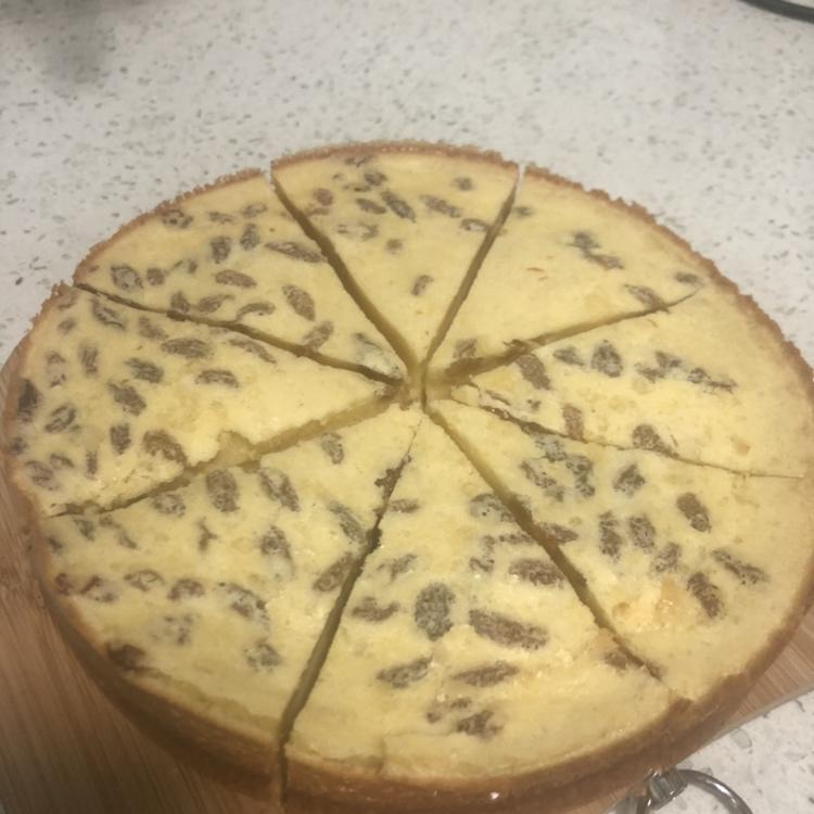 朗姆酒葡萄干戚风蛋糕