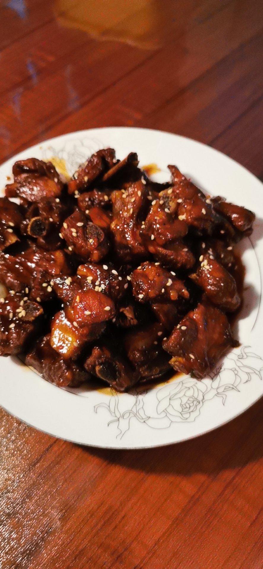 rachelrong82做的糖醋排骨糖醋小排不放油12345口诀做出正宗上海本帮