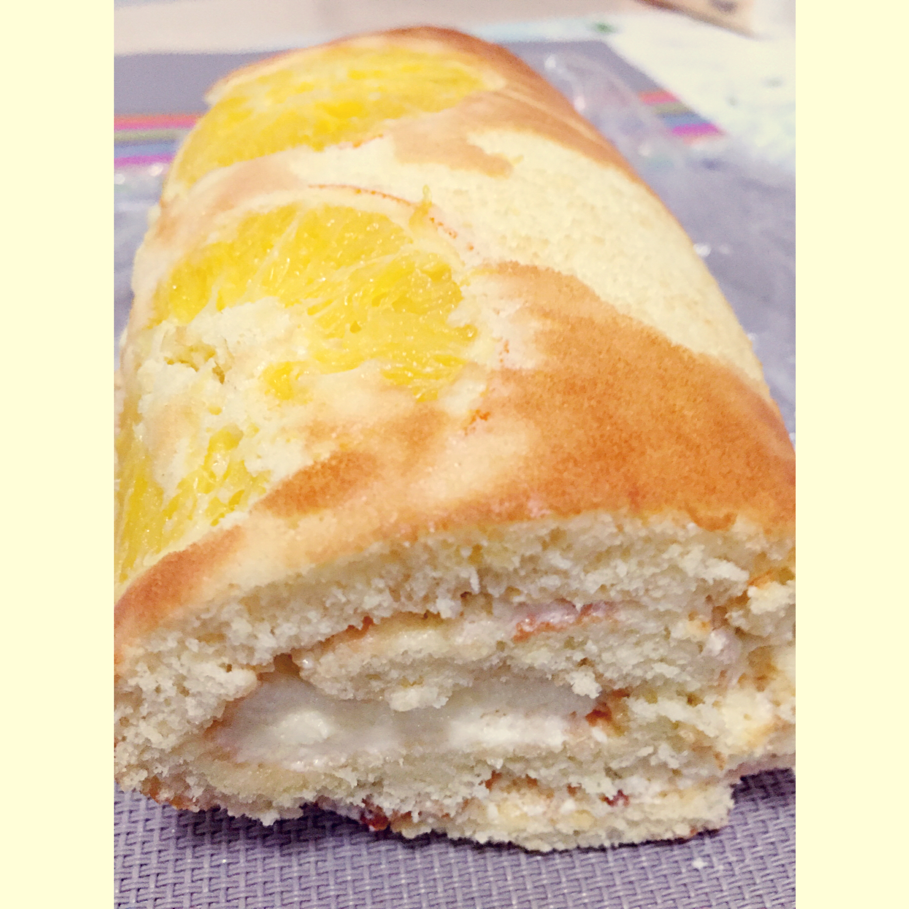 橙香蛋糕卷