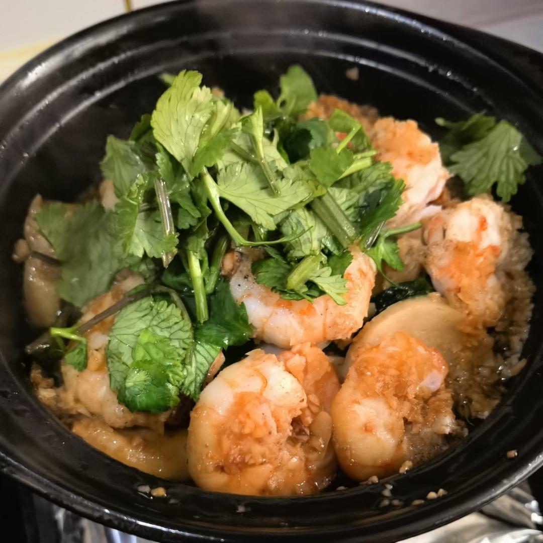 虾仁粉丝煲