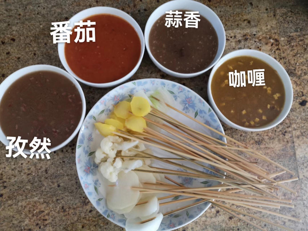 太原沾串串七种蘸料家庭做法