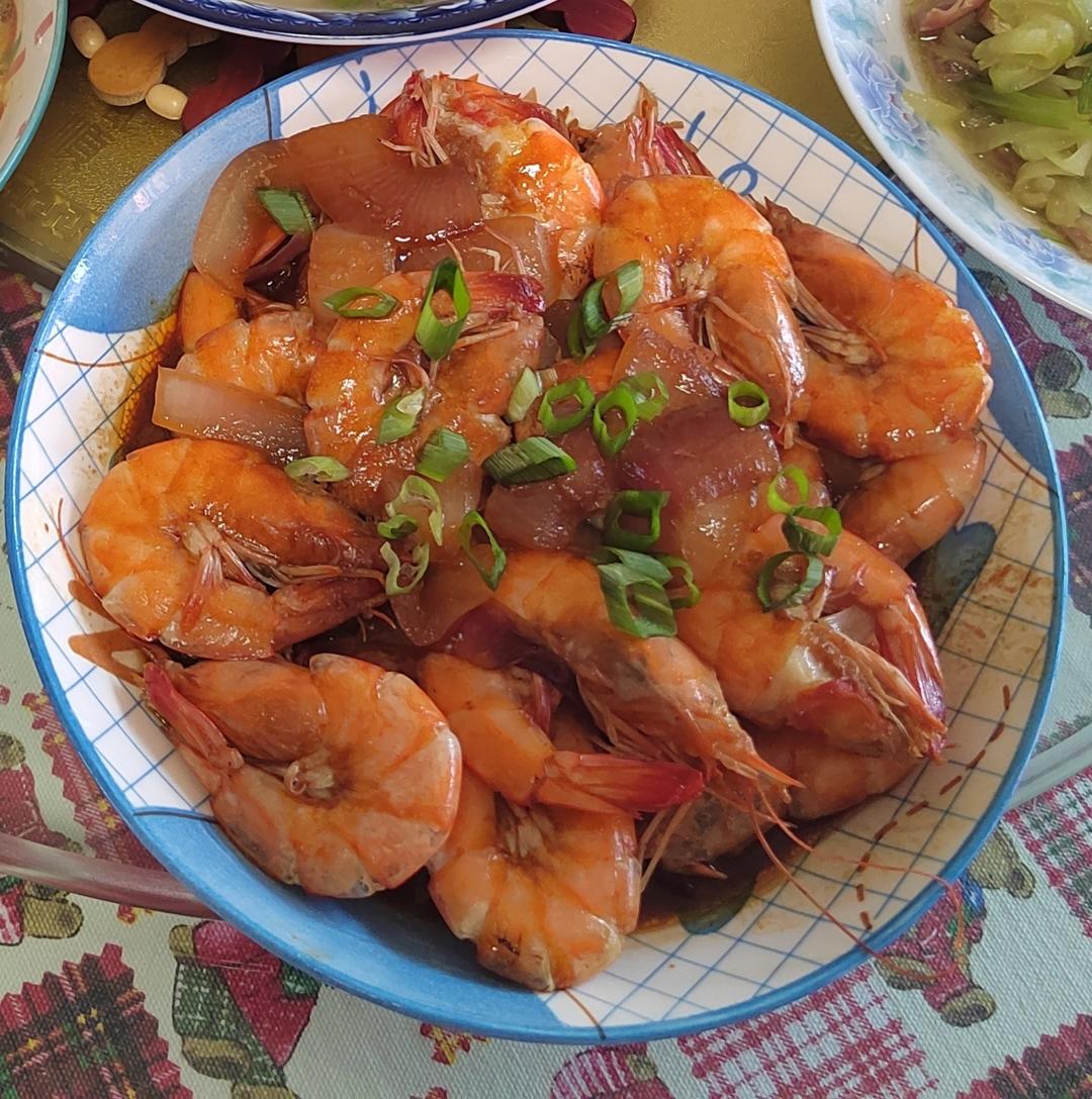 家庭版油焖大虾