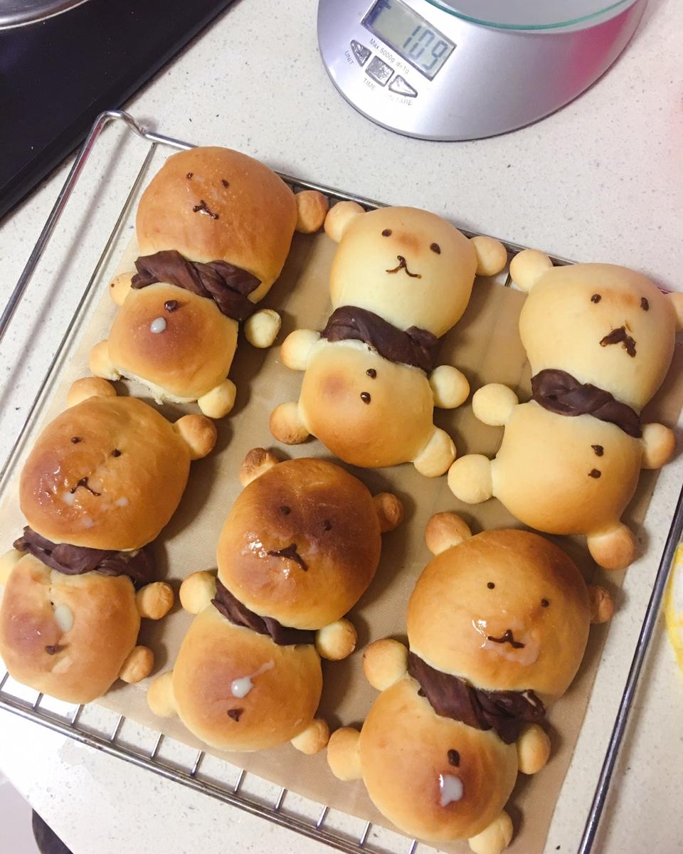 cheesecake_gb7r做的可爱小熊面包