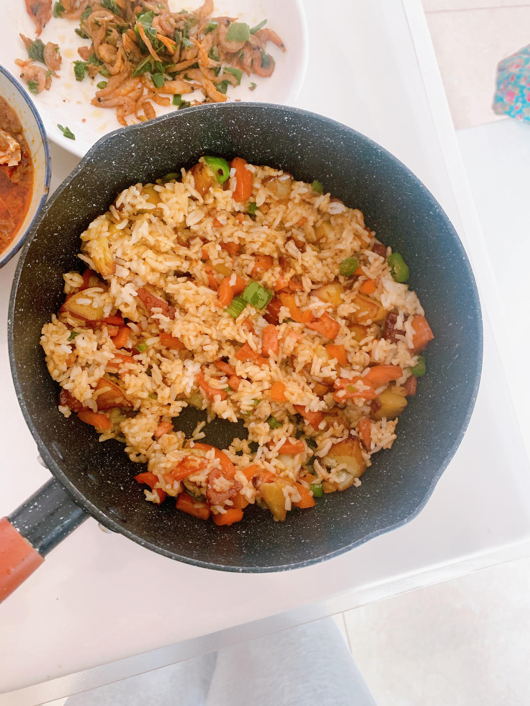 火腿土豆烩饭