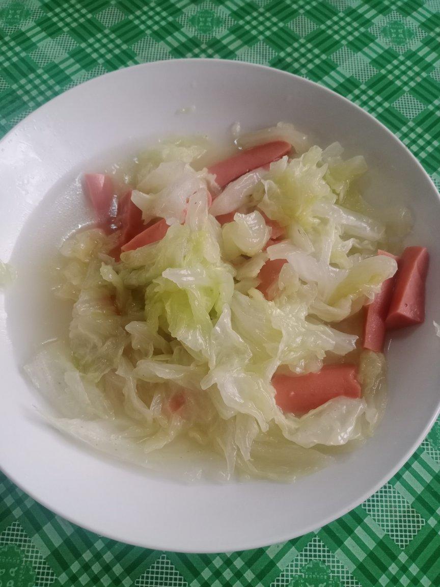 早餐菜谱之：蒸娃娃菜