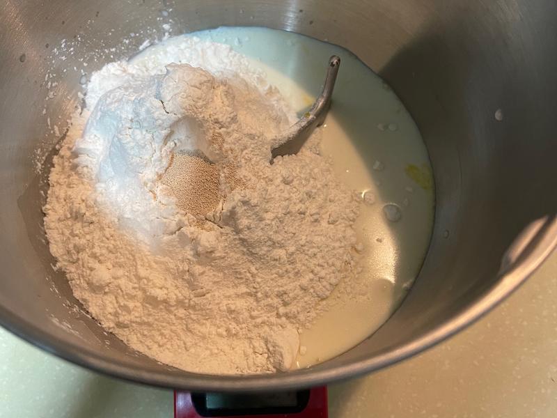 纯奶手撕吐司的做法 步骤1