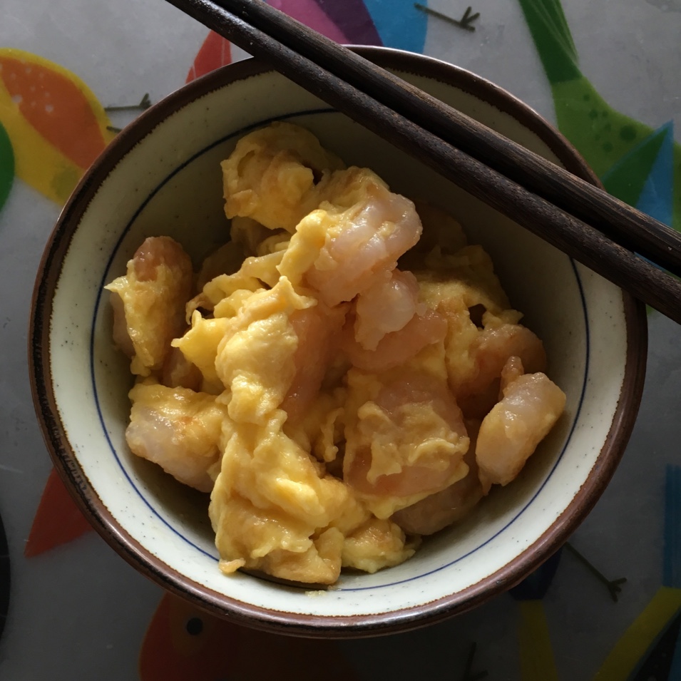 虾仁滑蛋