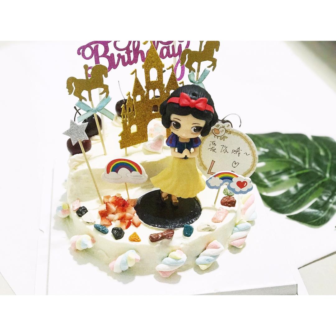 草莓奶油蛋糕/基础戚风胚，徒手脱模剖片及抹面挤花/「戚风及其衍生」烘焙视频蛋糕篇1