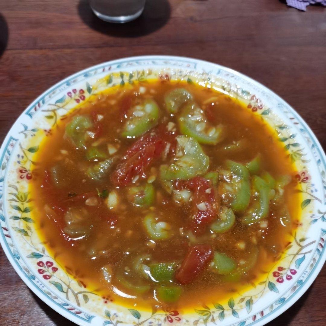 超级好吃的茄汁丝瓜