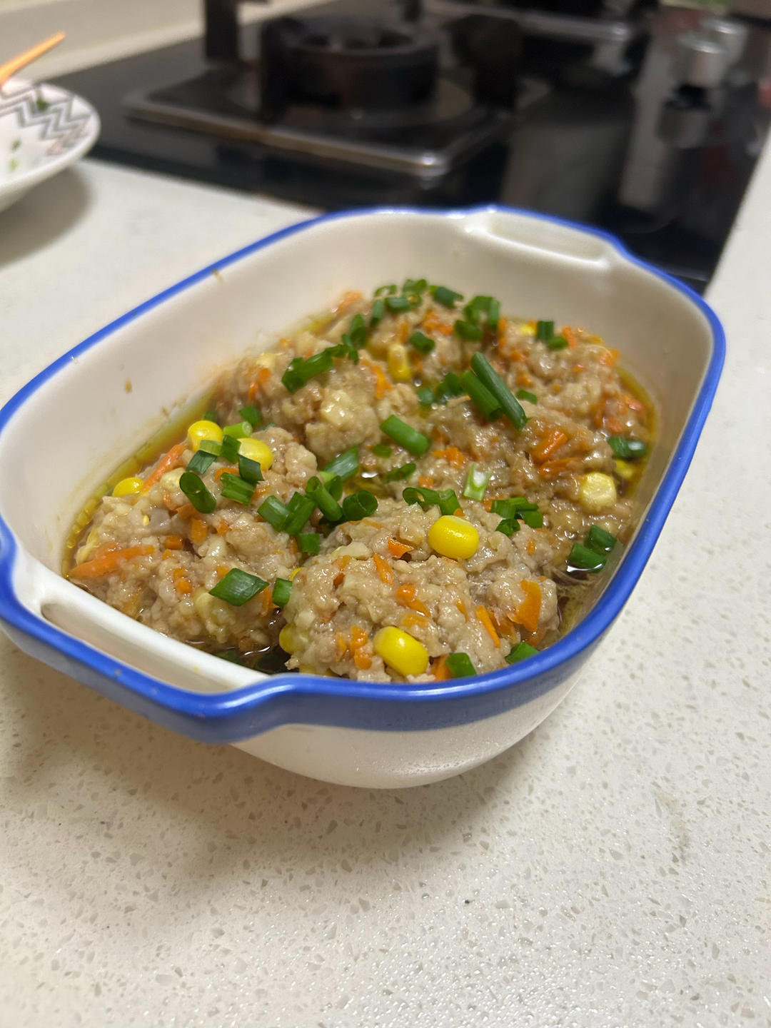 山药蒸肉丸