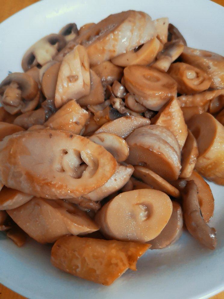 鲜笋蘑菇