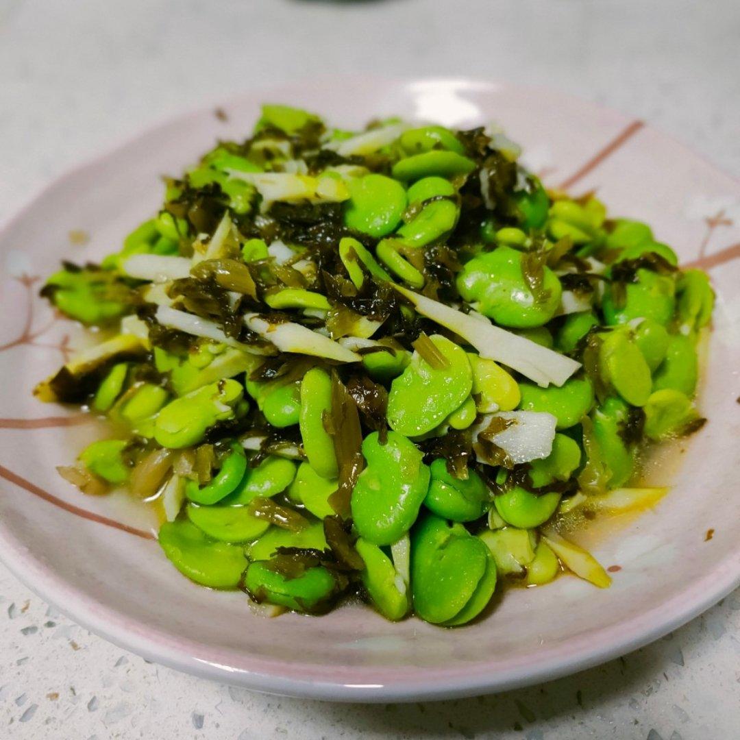 春笋豆瓣炒雪菜