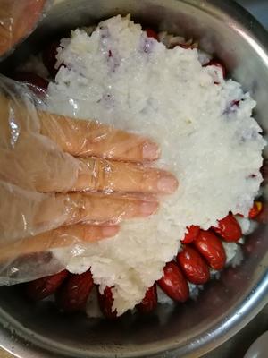 糯米玫瑰红枣凉糕的做法 步骤4