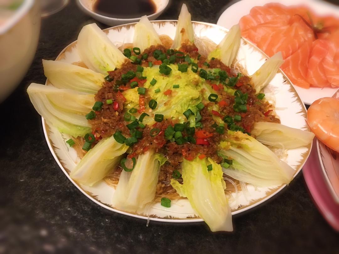 蒜蓉粉丝娃娃菜