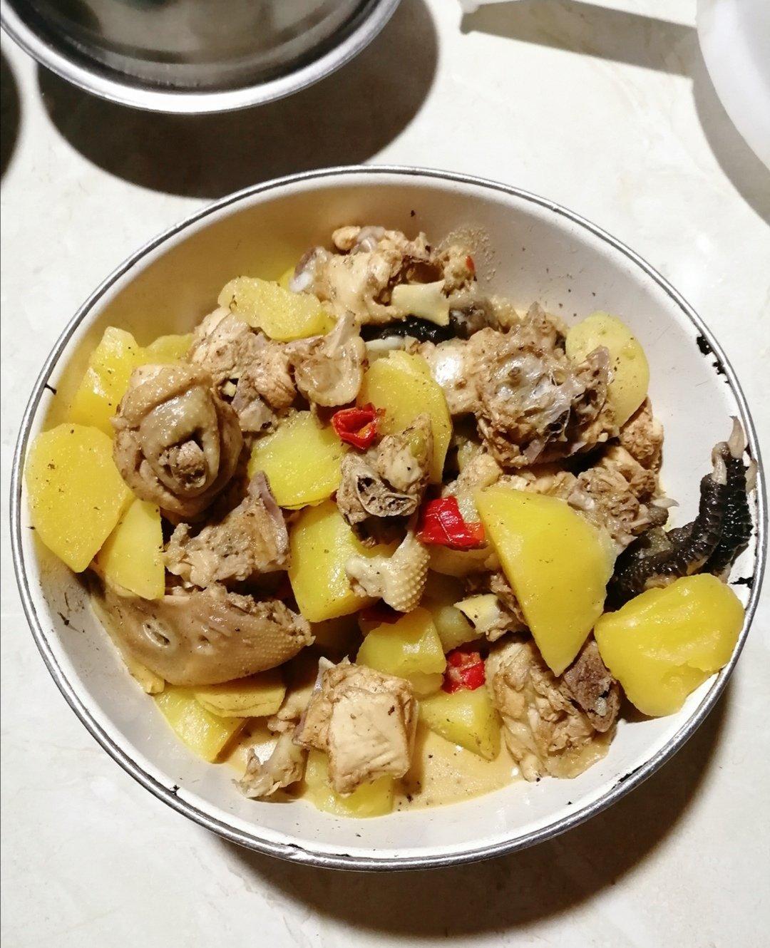 鸡肉炖土豆(零失败)