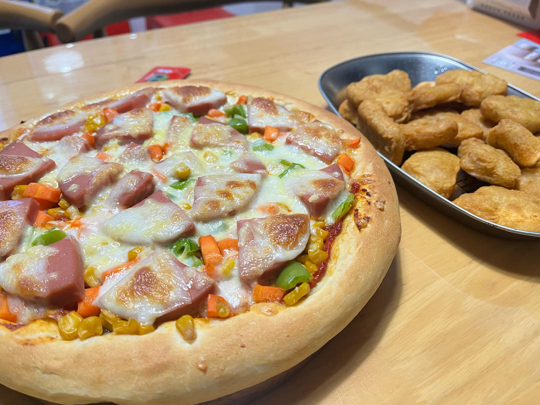 儿子说比BSK好吃的披萨（含披萨酱、饼底做法）