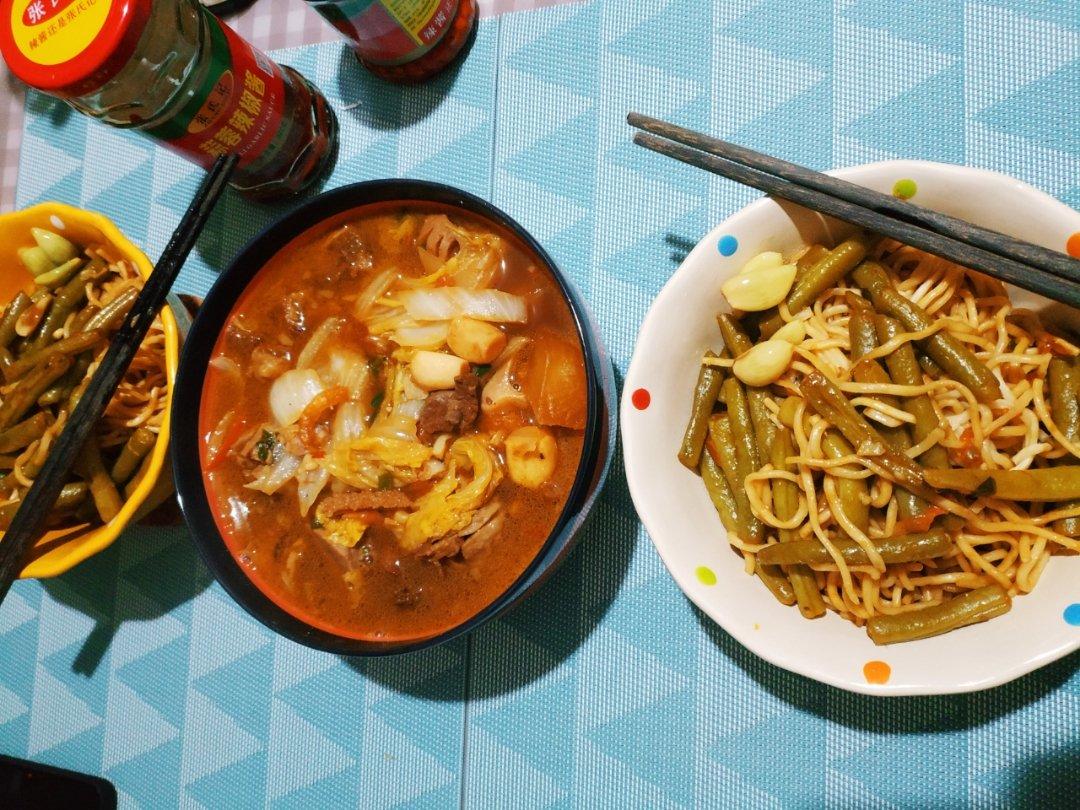 豆角焖面