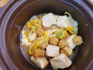 砂锅菜——【砂锅白菜豆腐丸子】的做法 步骤11
