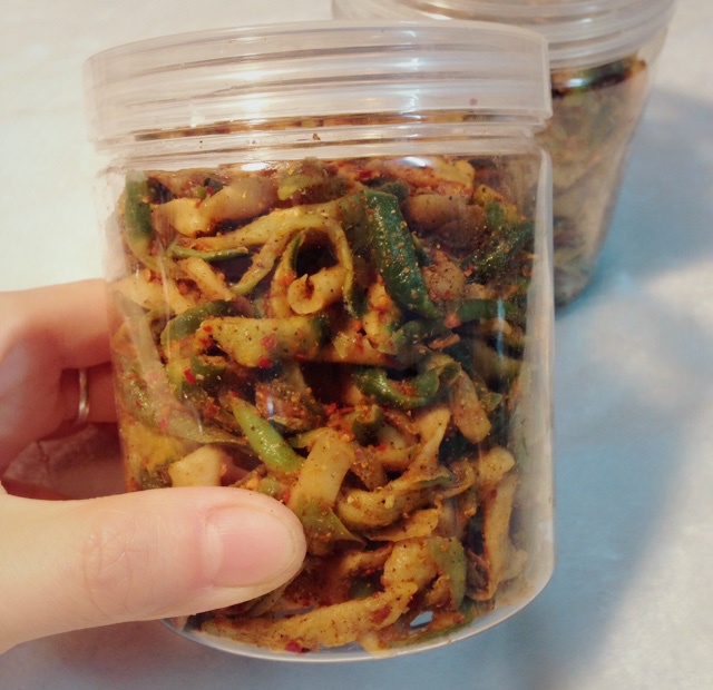 自制香辣萝卜干