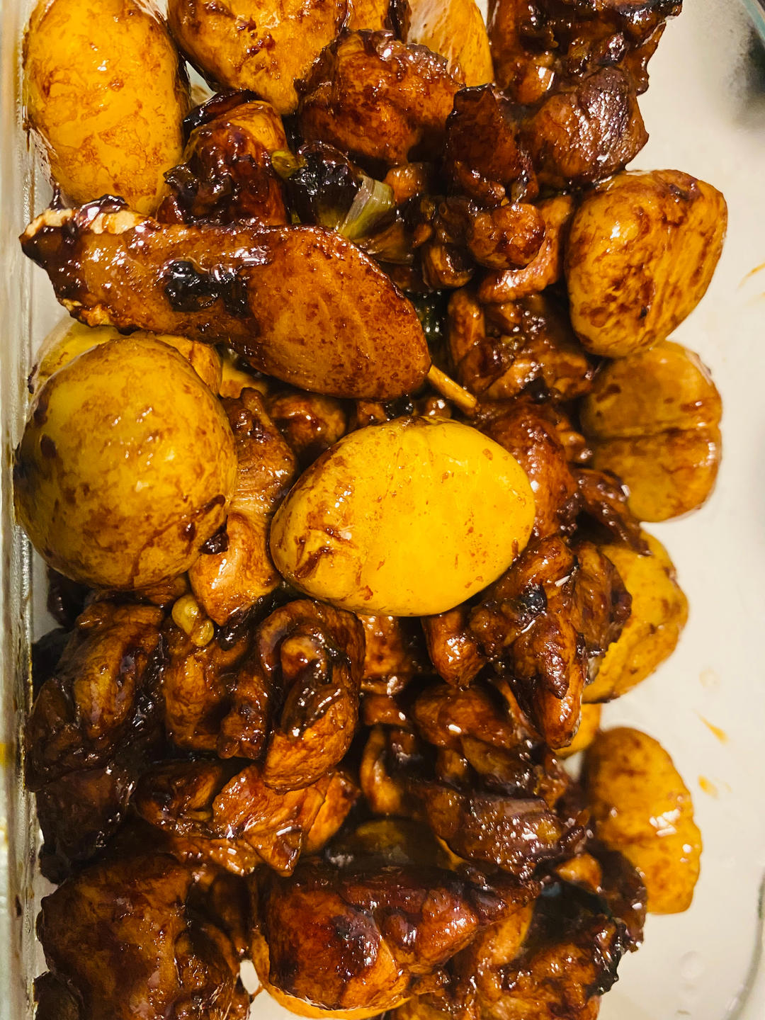 【栗子烧鸡】鸡肉都给你吃，栗子归我~