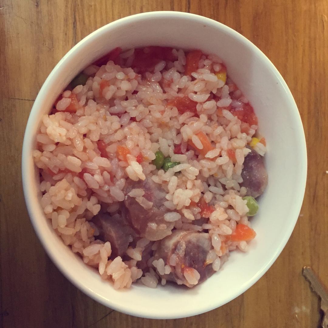 风靡美国华人网络的【电饭锅西红柿焖饭】