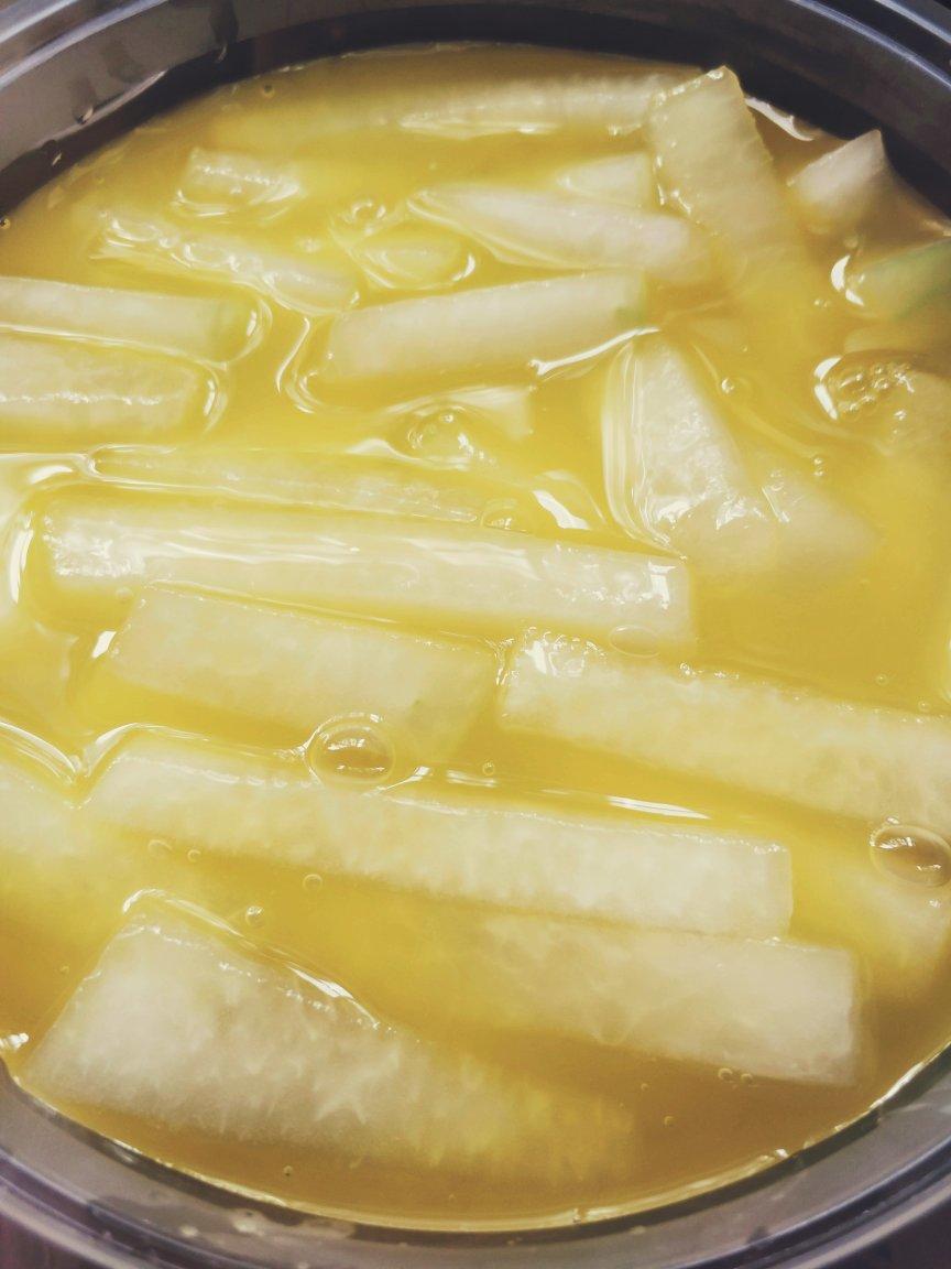 我一米阳光做的橙汁冬瓜条