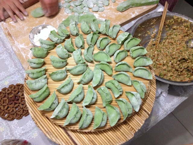 彩色饺子皮