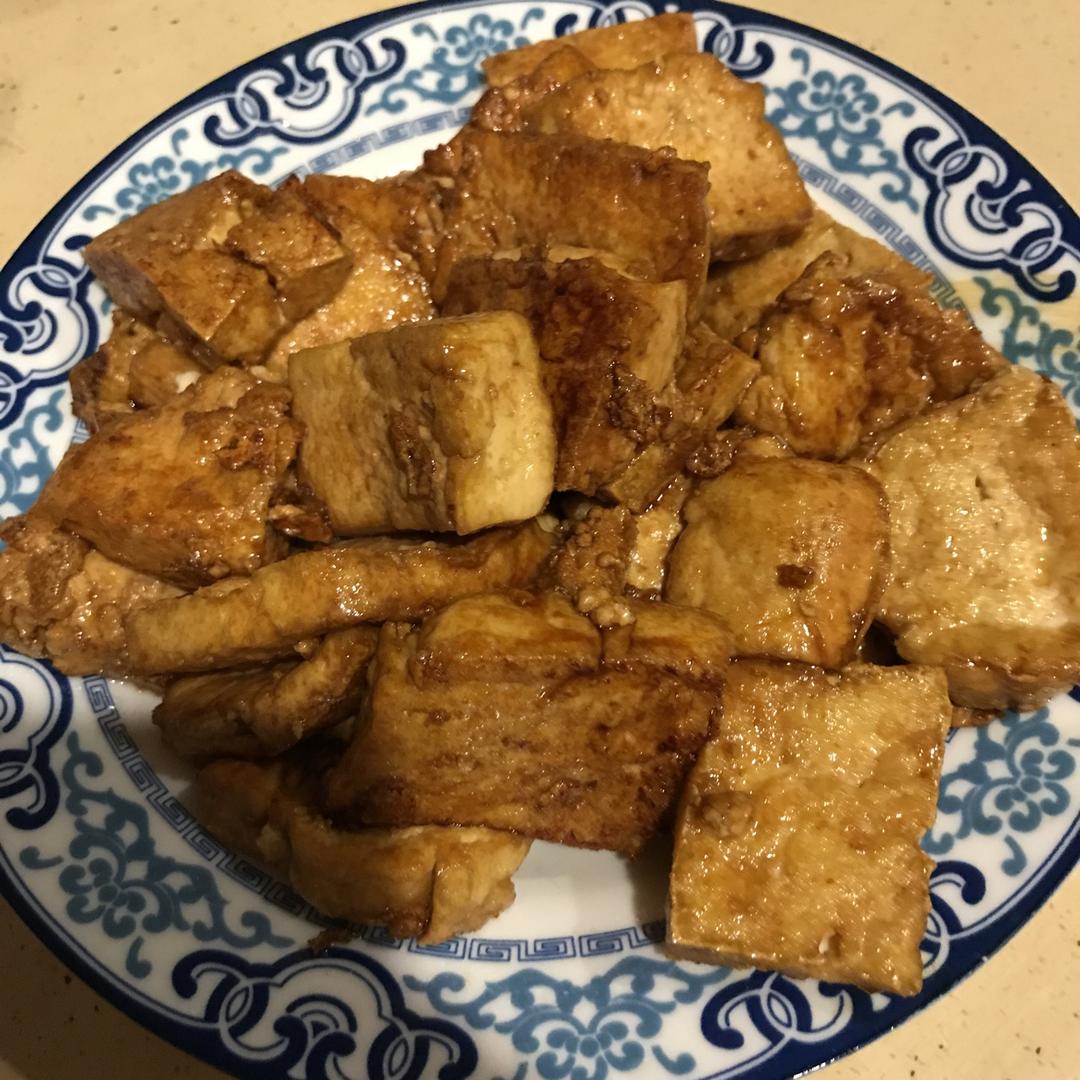蚝油煎豆腐