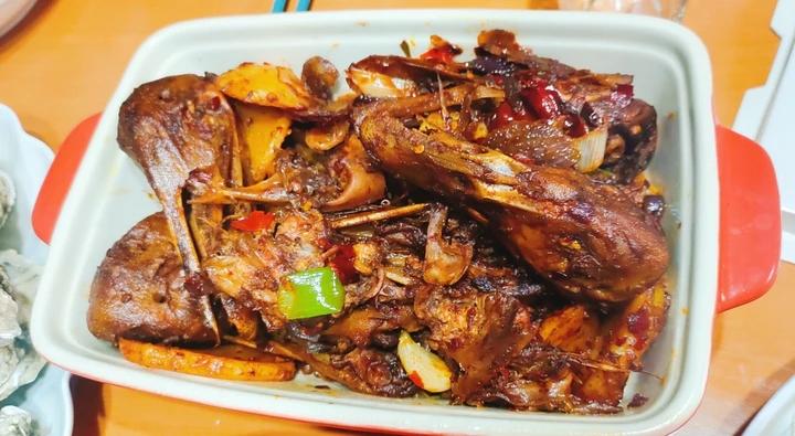 家庭版干锅鸭头