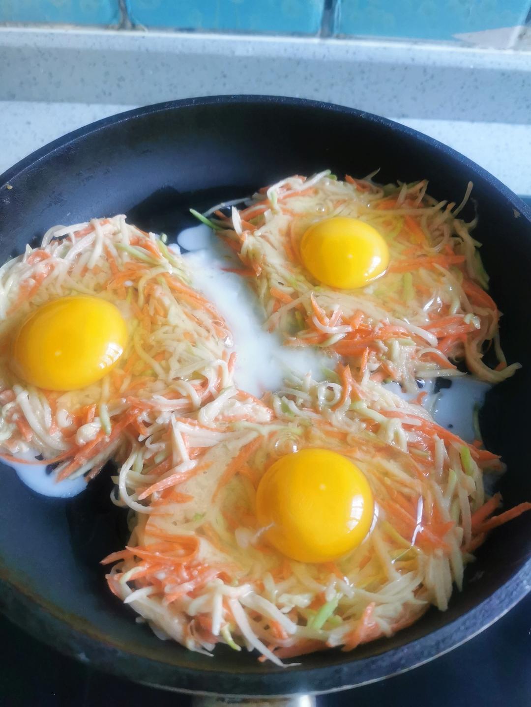 小吃糕点-蔬菜鸡蛋饼
