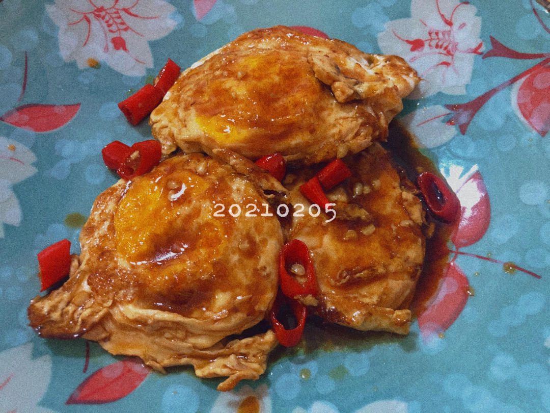 鸡蛋神仙吃法～给肉都不换的糖醋荷包蛋