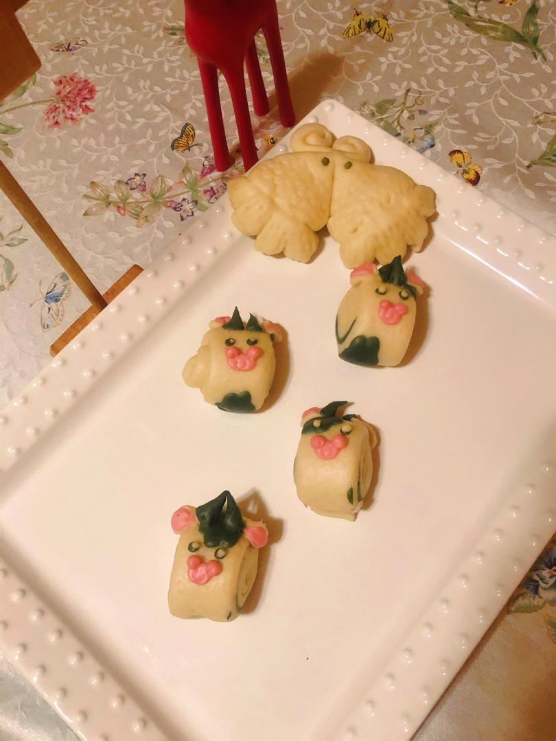 2021萌奶牛刀切馒头