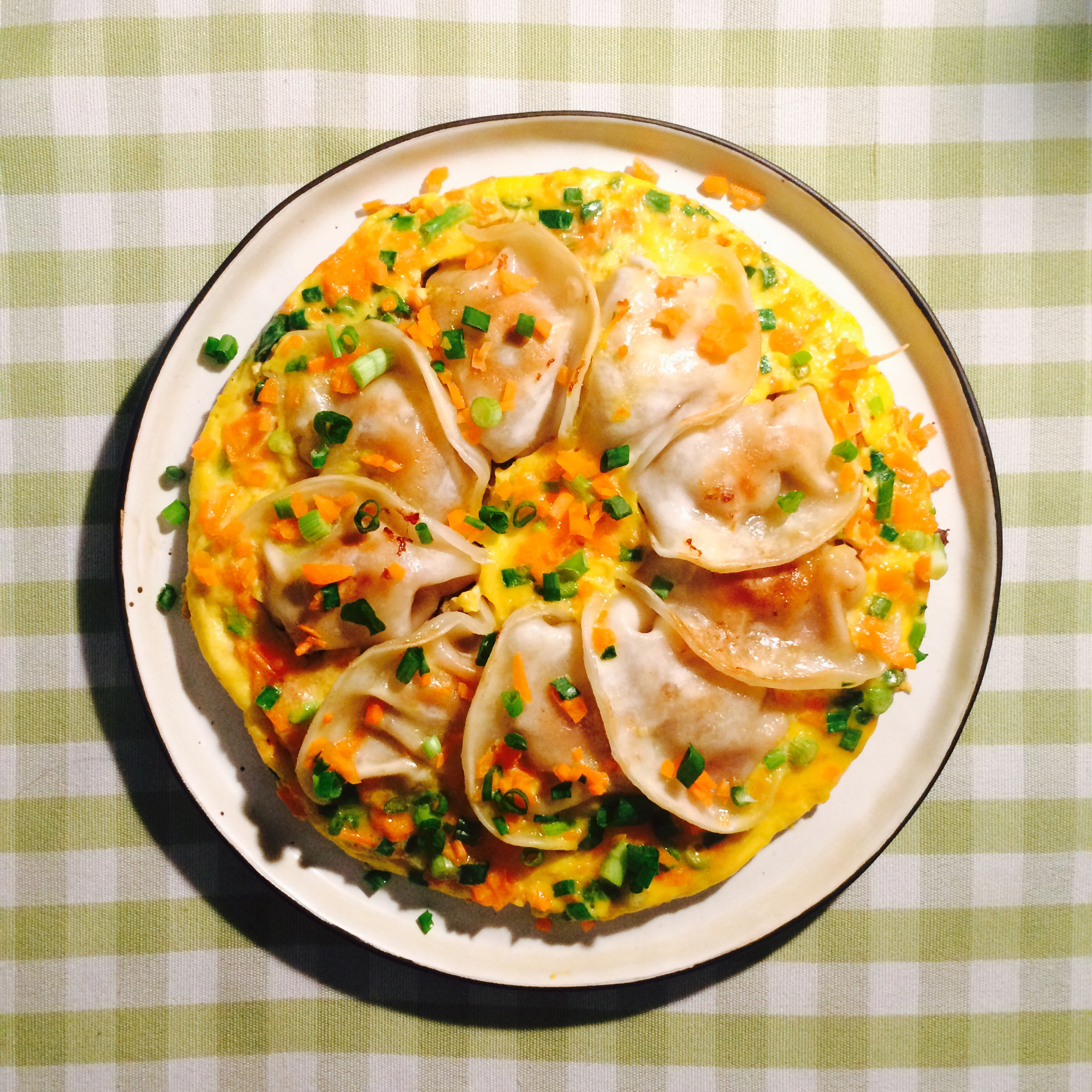 蛋抱煎饺（速冻饺）