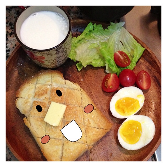 超简单的香甜烤土司片