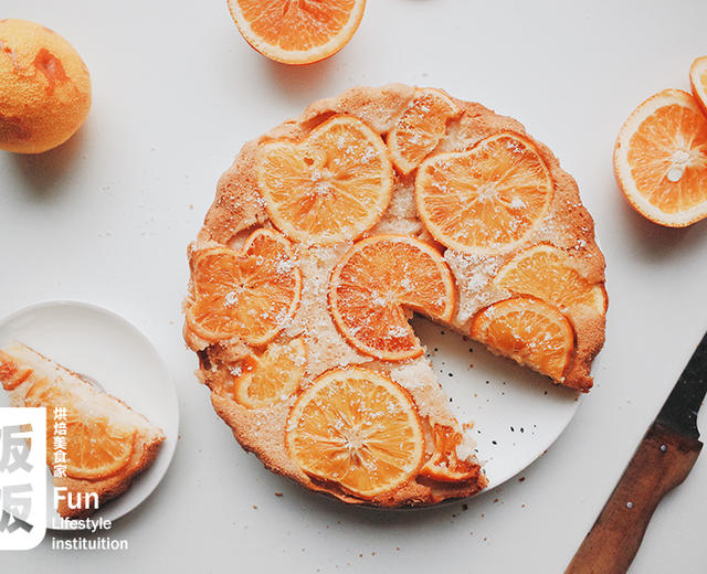 美貌到无法下口的【血橙翻转蛋糕】的做法