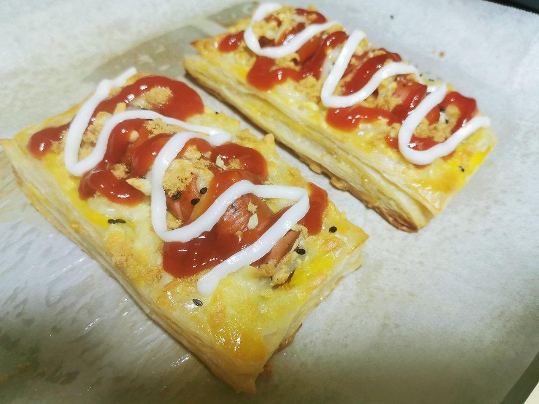 起酥火腿面包（手抓饼版，免和面）