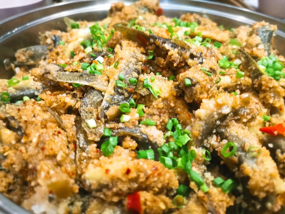 粉蒸泥鳅 秘制蘸料