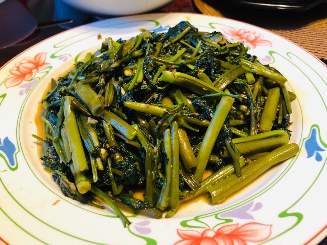 【曼食慢语】虾酱空心菜