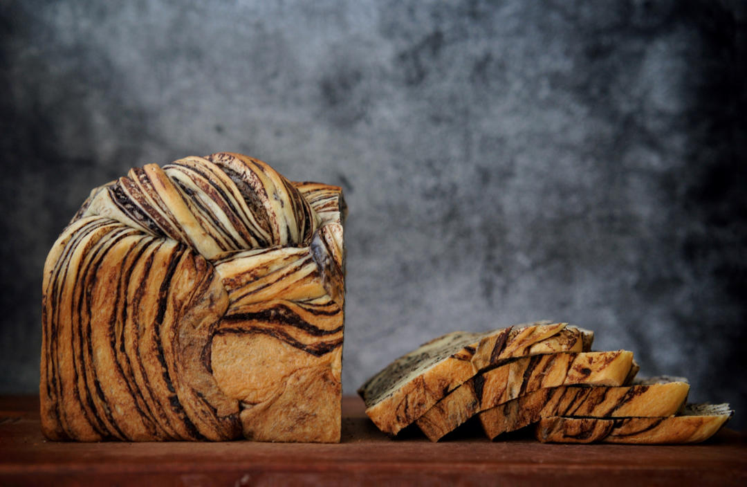 豆沙大理石吐司