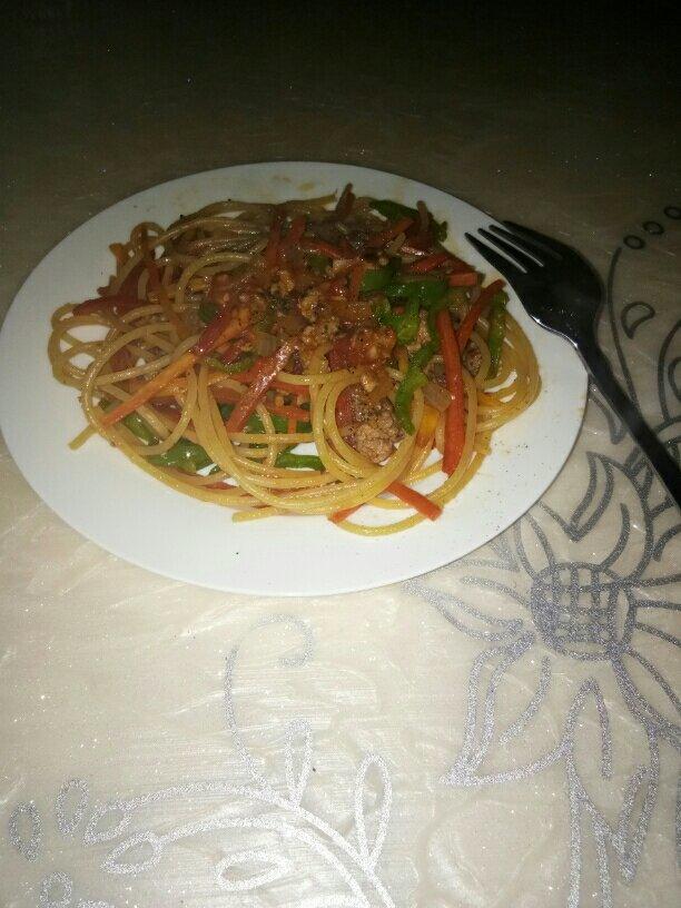 番茄肉酱意大利面