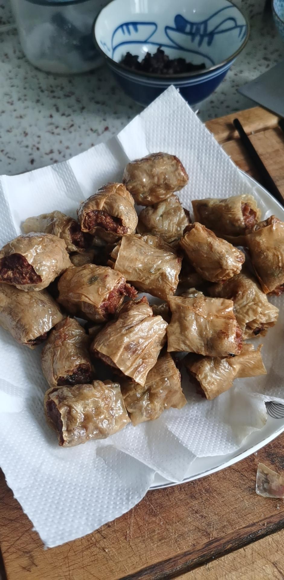 鲜肉腐皮卷