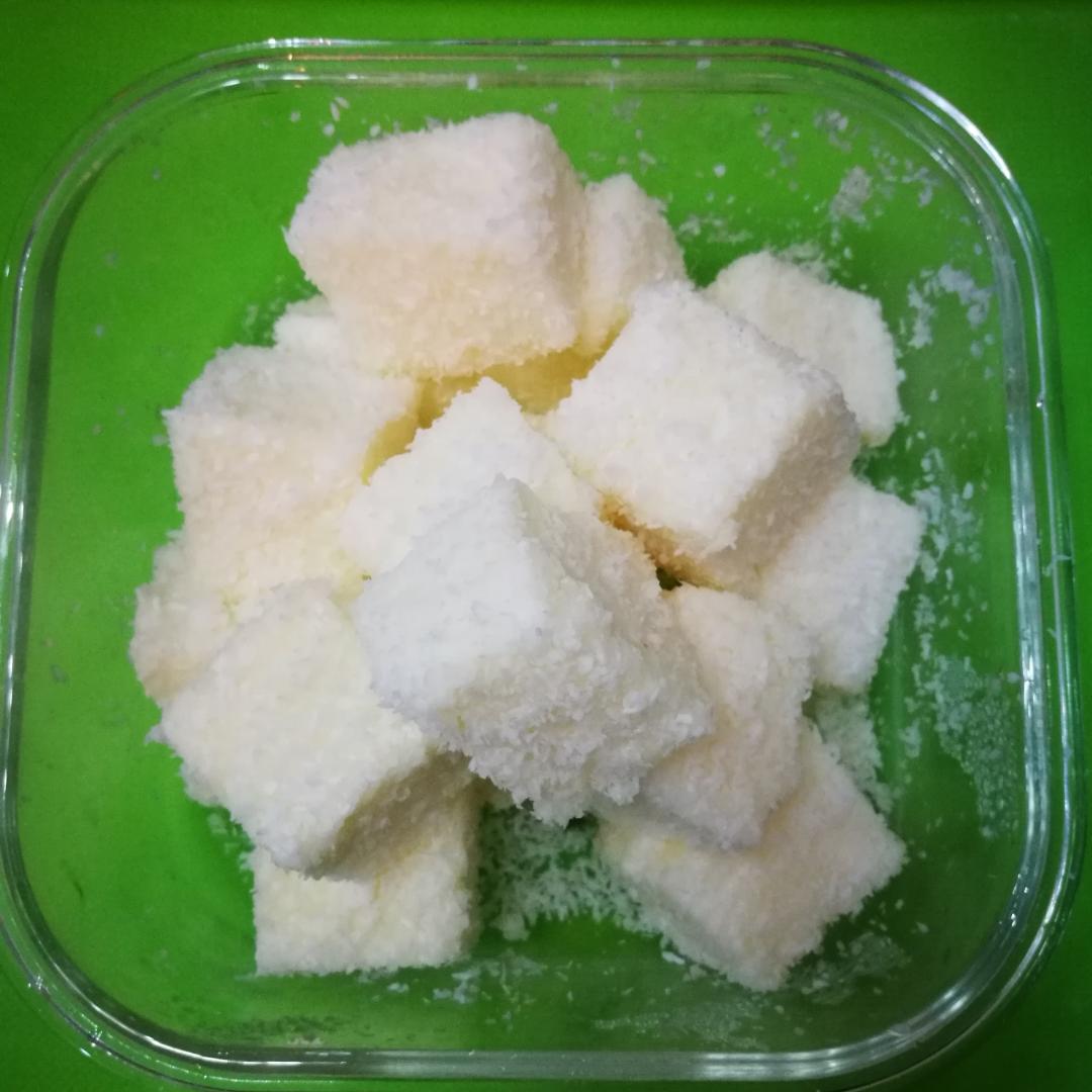 椰蓉牛奶小方