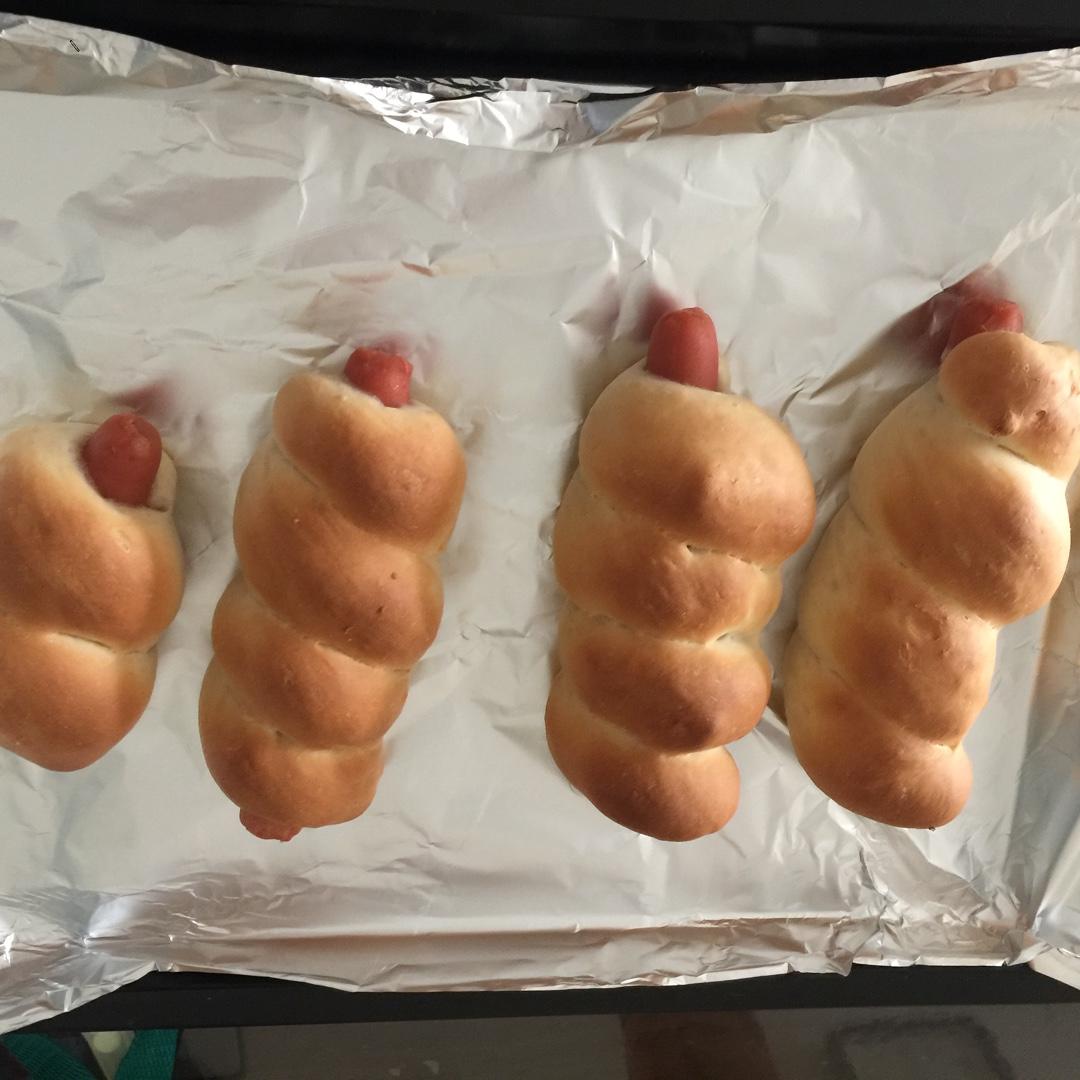 热狗面包卷