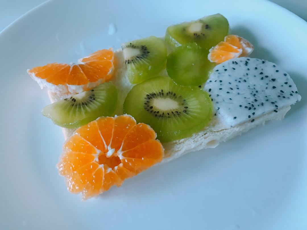 小清新水果吐司