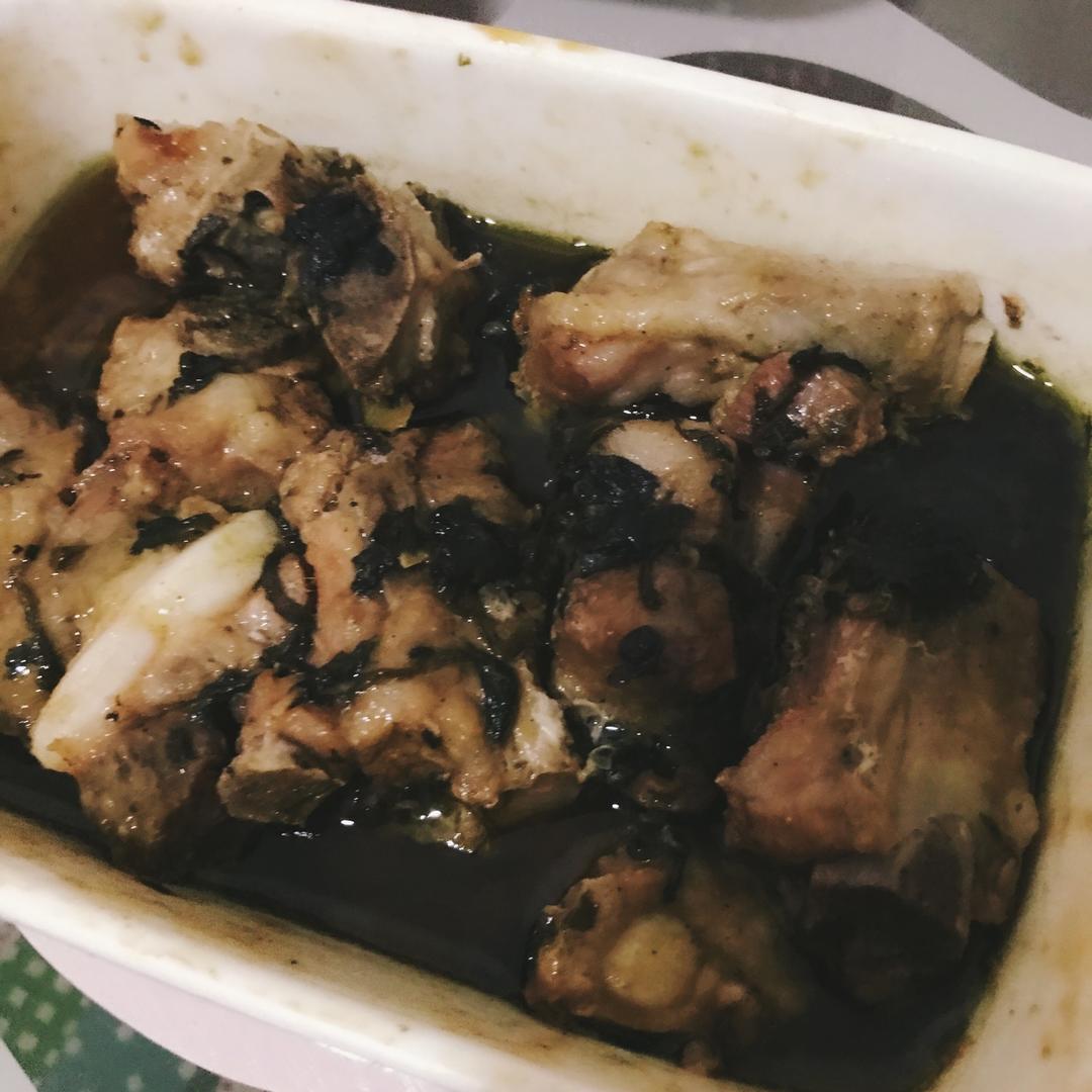 不上火的橄榄菜烤排骨