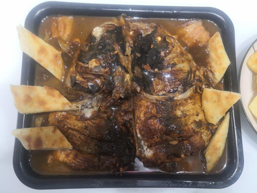 鱼头泡饼 炖鱼头（家庭版旺顺阁）