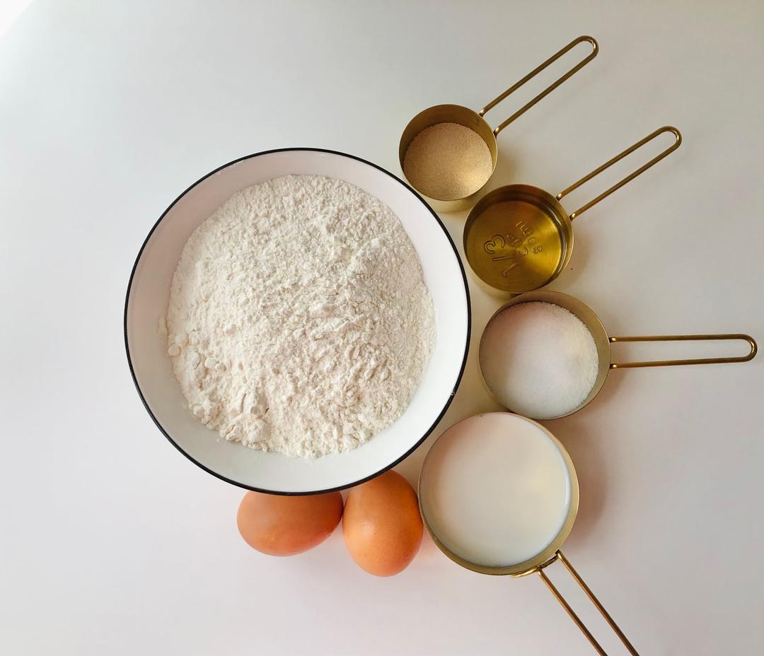 纯奶手撕吐司的做法 步骤1