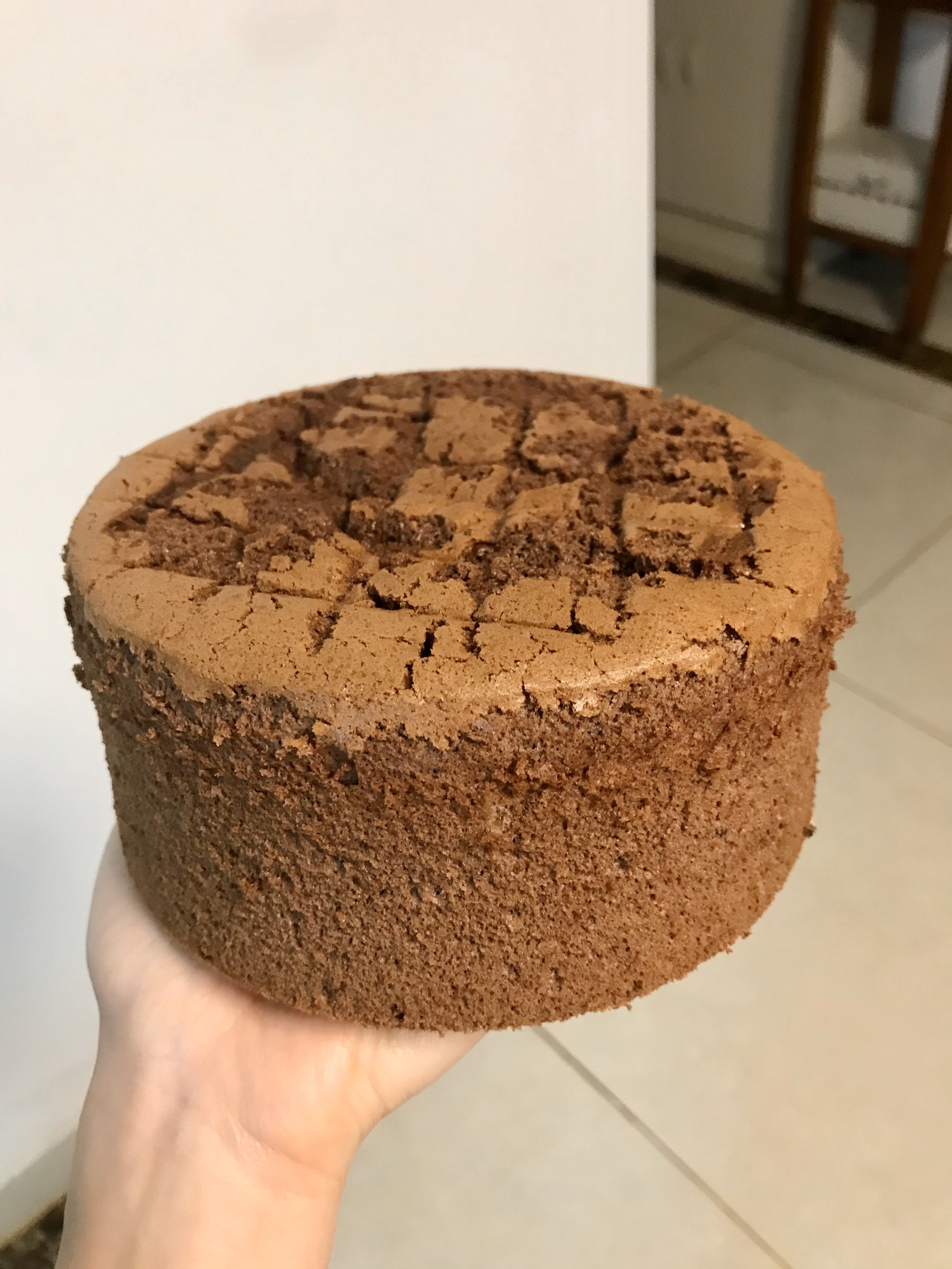 戚风巧克力蛋糕（6寸）