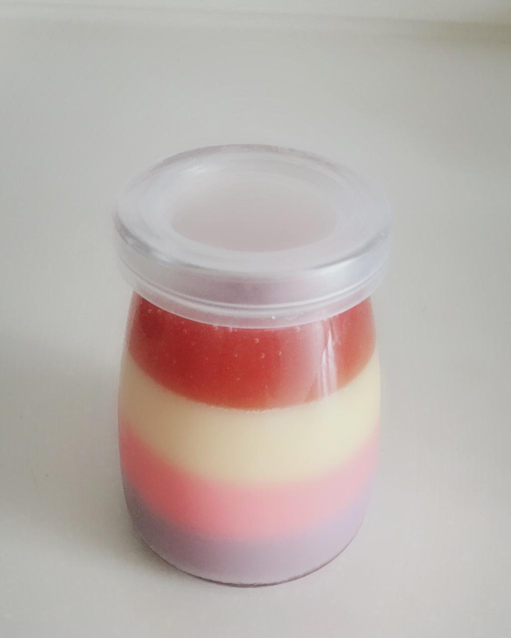 阣货兲芐做的彩虹布丁(qq糖版)