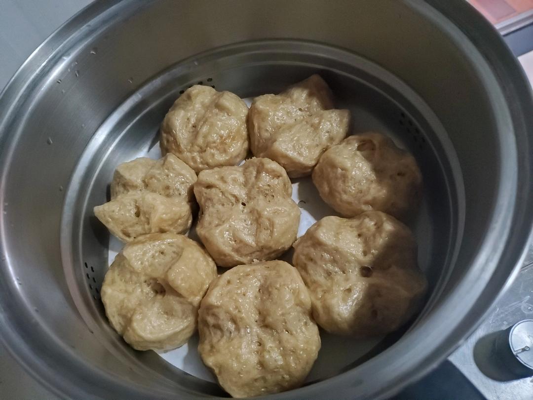 红糖开花馒头